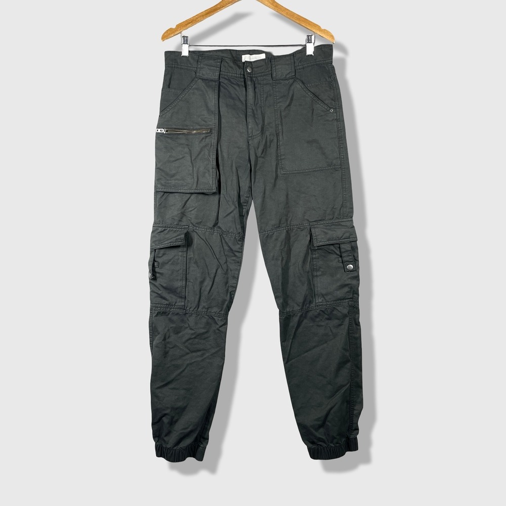 Standard‎ Cloth Cargo Jogger Pants Mens Medium Black Utility Gorpcore Urban